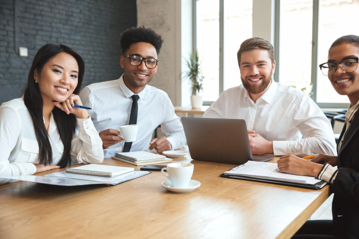 Sesión de análisis financiero profesional